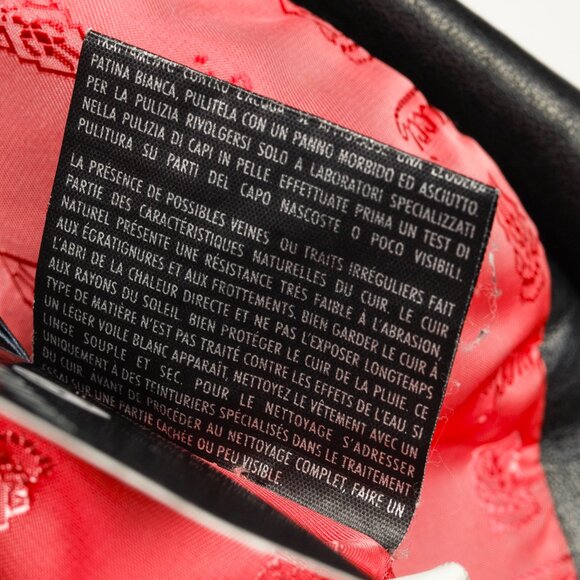 Gucci Black Leather Double-Breasted Moto Jacket - Picture 12 of 13